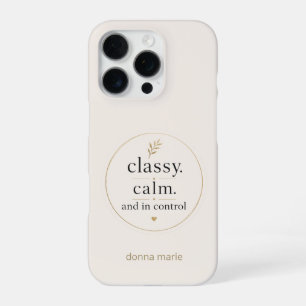 Para iPhone 16 Pro Funda de teléfono personalizable con estilo clásic