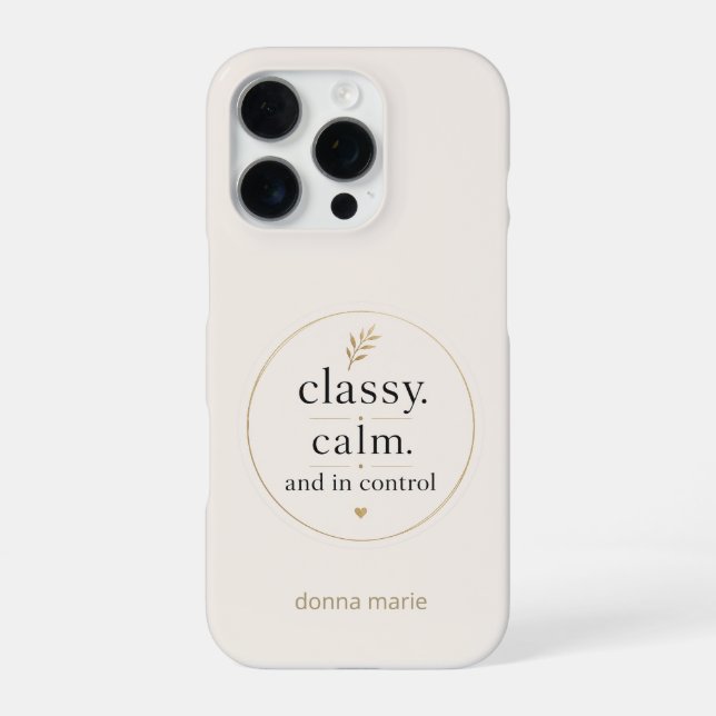 Para iPhone Funda de teléfono personalizable con estilo clásic (Reverso)