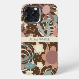 Para iPhone 13 Pro Max Funda de teléfono personalizada con nombre diverti