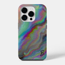 Funda de teléfono personalizada de ágata opalina a
