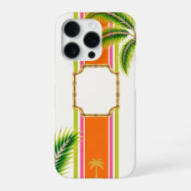 Funda de teléfono personalizada Palm Royale Citrus