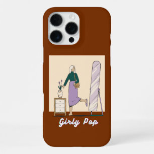 Para iPhone 16 Pro Max Funda de teléfono pop femenina