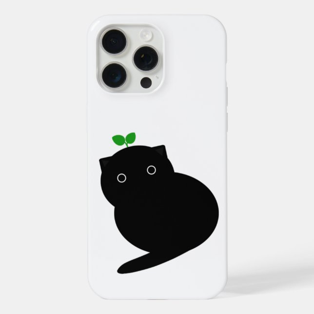 Para iPhone Funda de teléfono Q Cat (Reverso )