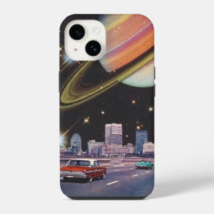 Para iPhone 14 Funda de teléfono retro de los 50
