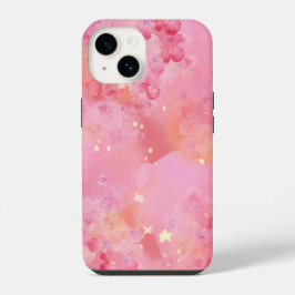 Para iPhone 14 Funda de teléfono rosa pastel linda - Estética
