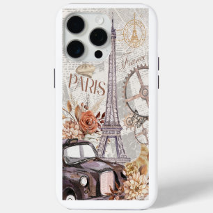 Funda de teléfono vintage Francia