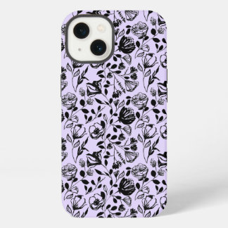 Funda Lilac floral dibujado a mano