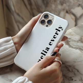Funda monocromo Minimalista personalizado