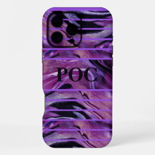 Para iPhone 16 Pro Max Funda Monograma Abstracta Morada Case-Mate