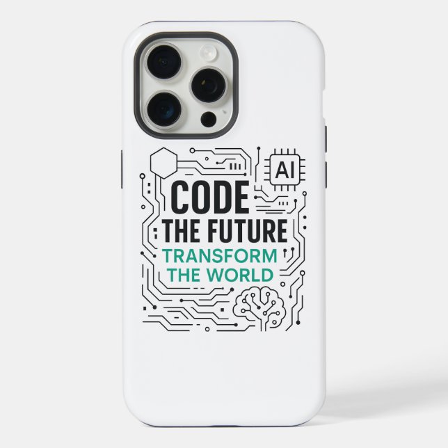 Para iPhone Funda mundial de transformación de código futuro (Reverso )