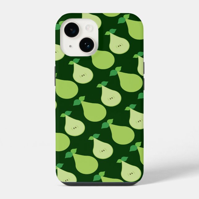 Para iPhone Funda SG7 pera verde moderna (Reverso )