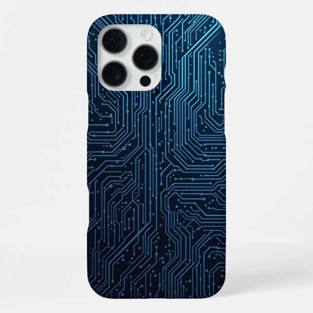 Para iPhone Funda Tech Shield Circuit (Reverso )