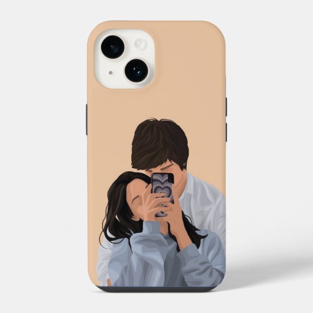 Para iPhone His & Hers | Funda de teléfono romántica  (Reverso )