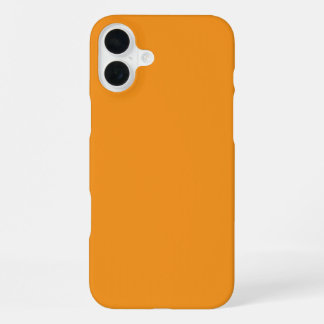 Para iPhone 16 Plus la funda presenta un vibrante tono naranja cálido