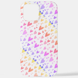Para iPhone 12 Pro Max Love Hearts Samsung Galaxy Funda