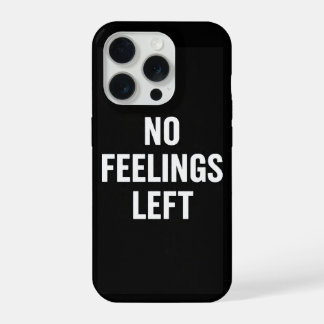 No quedan sentimientos Bold Meme Funda de teléfono