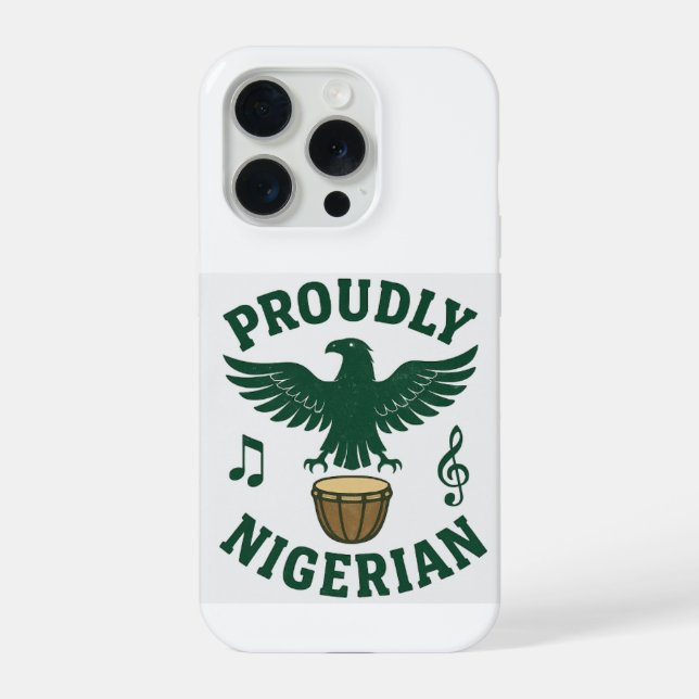 Para iPhone Orgullosamente Nigeriano Funda – Audaz. Fuerte. Si (Reverso )