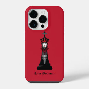 Para iPhone 14 Pro Rey Negro / Nombre personalizado Case-Mate funda p