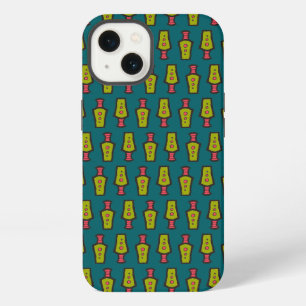 Rojo Amarillo Negro Tribal, Té: Funda Case-Mate pa