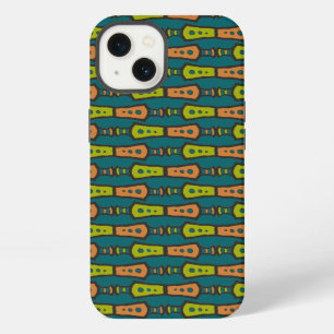 Rojo Amarillo Negro Tribal, Té: Funda Case-Mate pa