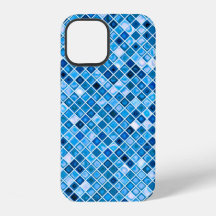 Sombras De Baldosas Azules "Aguas" Mosaicas Funda 