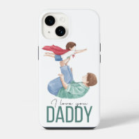 Te Amo Papá Funda de Teléfono de Superhéroe Padre 