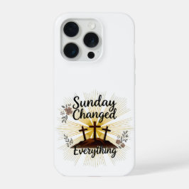 Todo cambia el domingo Funda de teléfono cristiana
