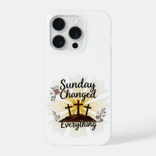 Todo cambia el domingo Funda de teléfono cristiana