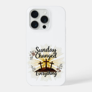 Todo cambia el domingo Funda de teléfono cristiana