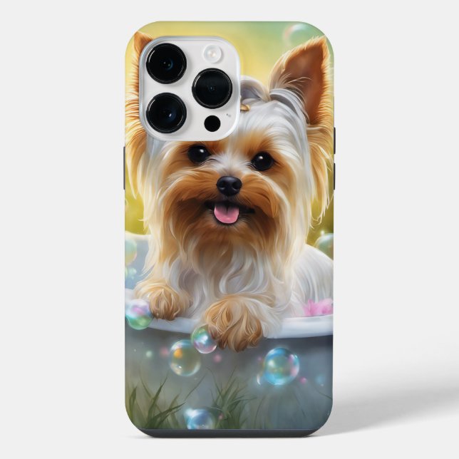 Para iPhone Yorkie Funda (Reverso )