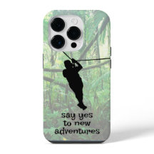 Zipline Adventure Design Smartphone Funda