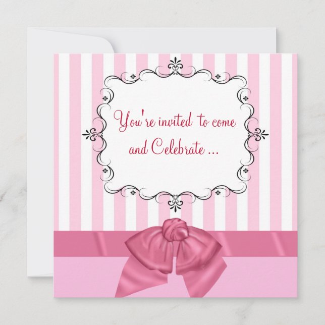 Para Jodi - Invitaciones a la fiesta de cumpleaños (Anverso)