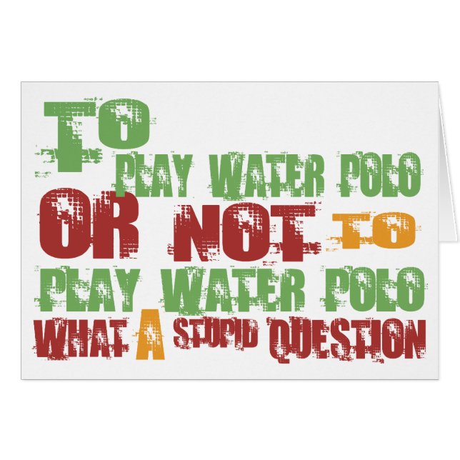 Para jugar water polo (Anverso (Horizontal))