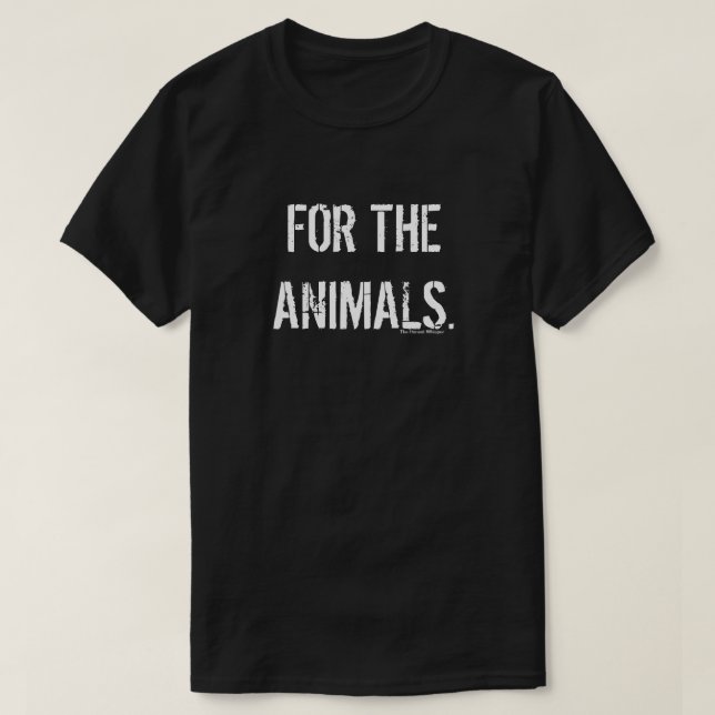 Para la camisa de los animales (negro) (Diseño del anverso)