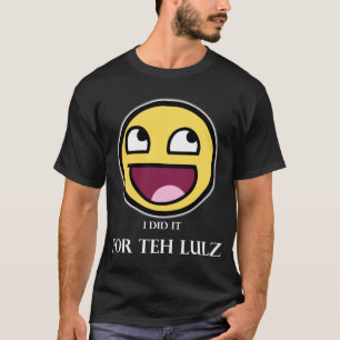 Para la camisa de Lulz (oscuro y blanco)