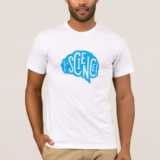 ¡Para la ciencia! La camiseta de los hombres -