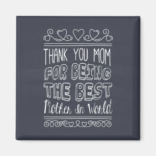 Para la mejor mamá del imán del mundo el  