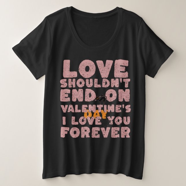 para la pareja, el amor no debería acabar con el e (Anverso del diseño)