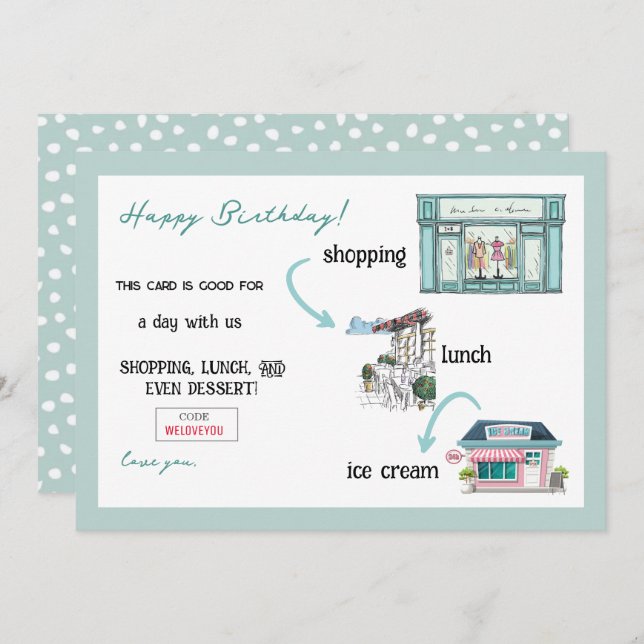 Para la persona que tiene la tarjeta de todo (Anverso / Reverso)