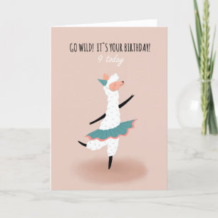 Para la tarjeta de cumpleaños 9ª llamada de baile