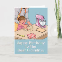 Para la tarjeta de cumpleaños de Baking Sentimenta