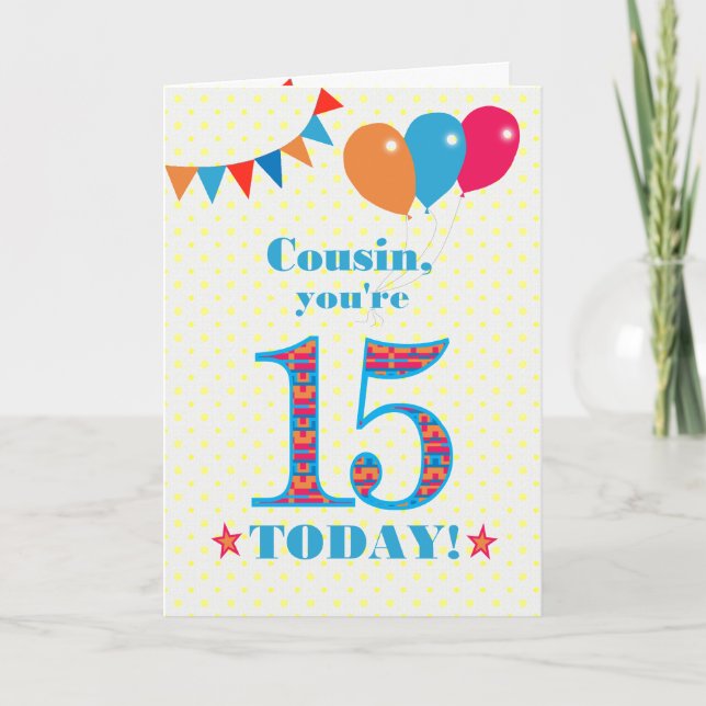 Para la tarjeta de globos de Bunting Balloons de 1 (Anverso)