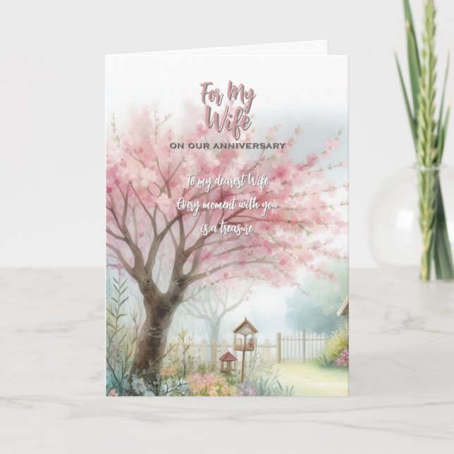 Para la tarjeta de saludo de aniversario de mi esp (Anverso)