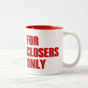 Para la taza de café de Closers solamente