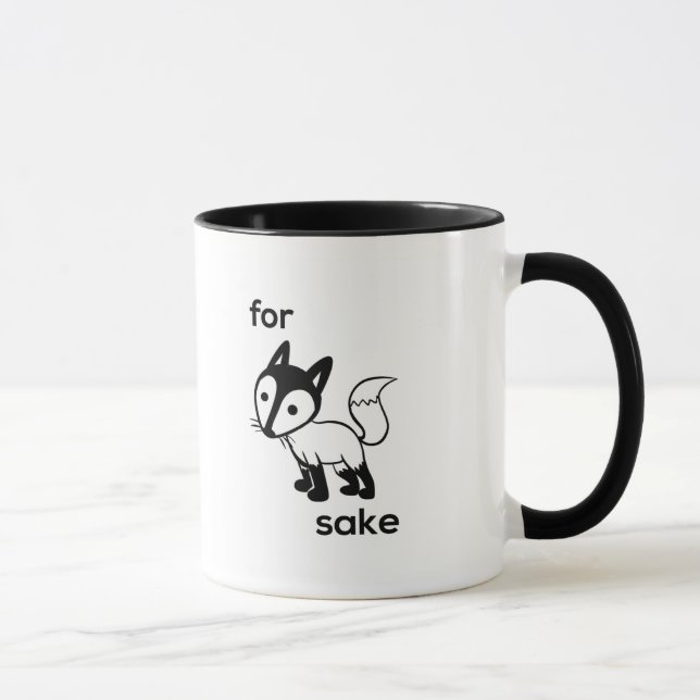 Para la taza de café del motivo del Fox (Derecha)