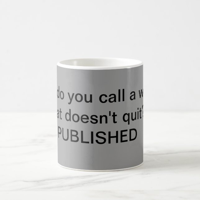 Para la taza de los escritores solamente (Centro)