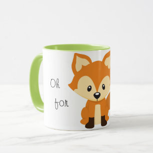 para la taza del motivo del zorro