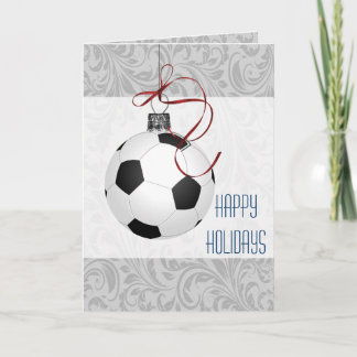 para las tarjetas de los Navidades futbolistas