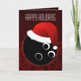 para las tarjetas de Navidades de bowler