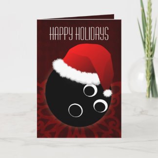 para las tarjetas de Navidades de bowler